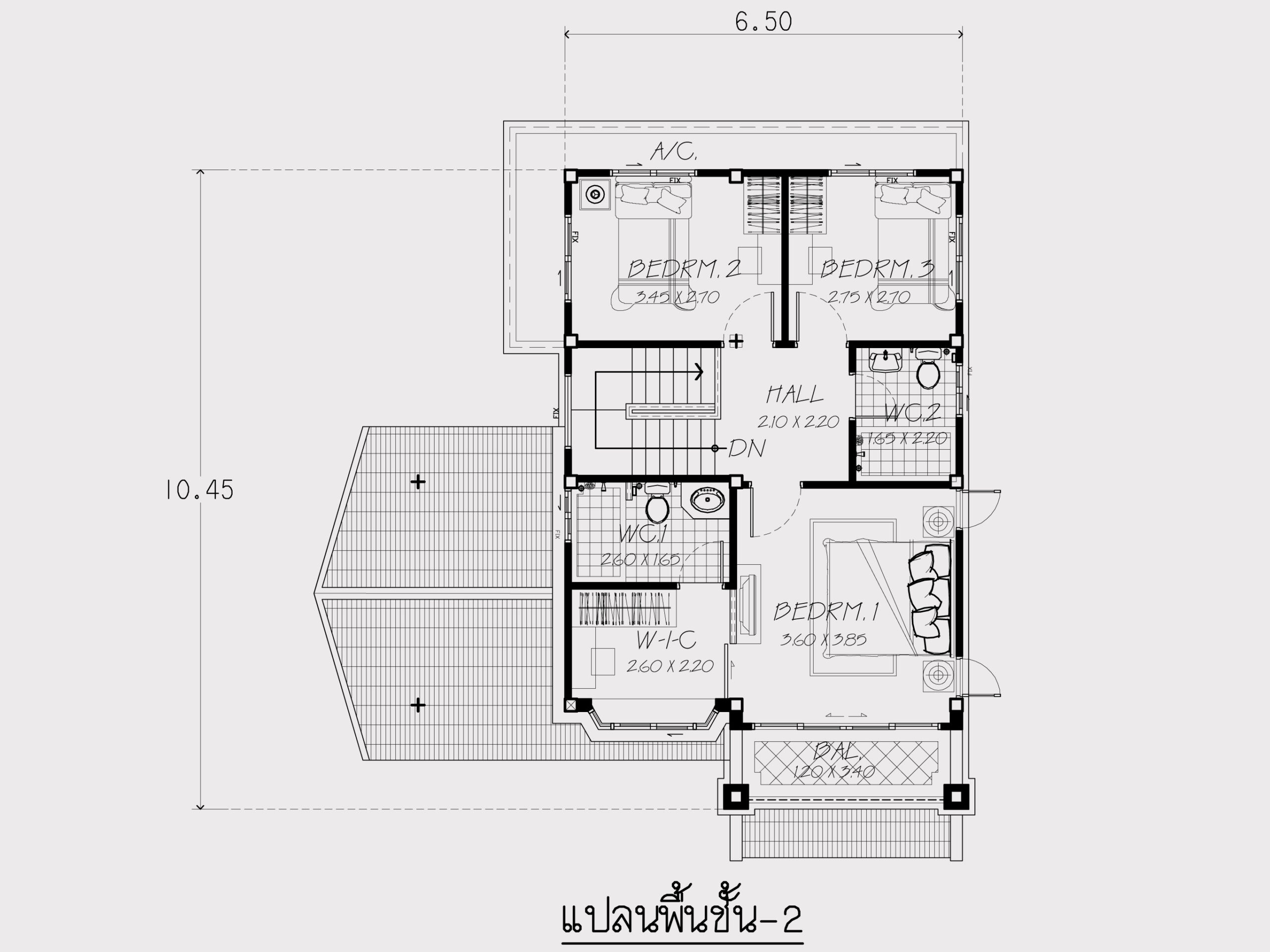 แปลนบ้านสองชั้น