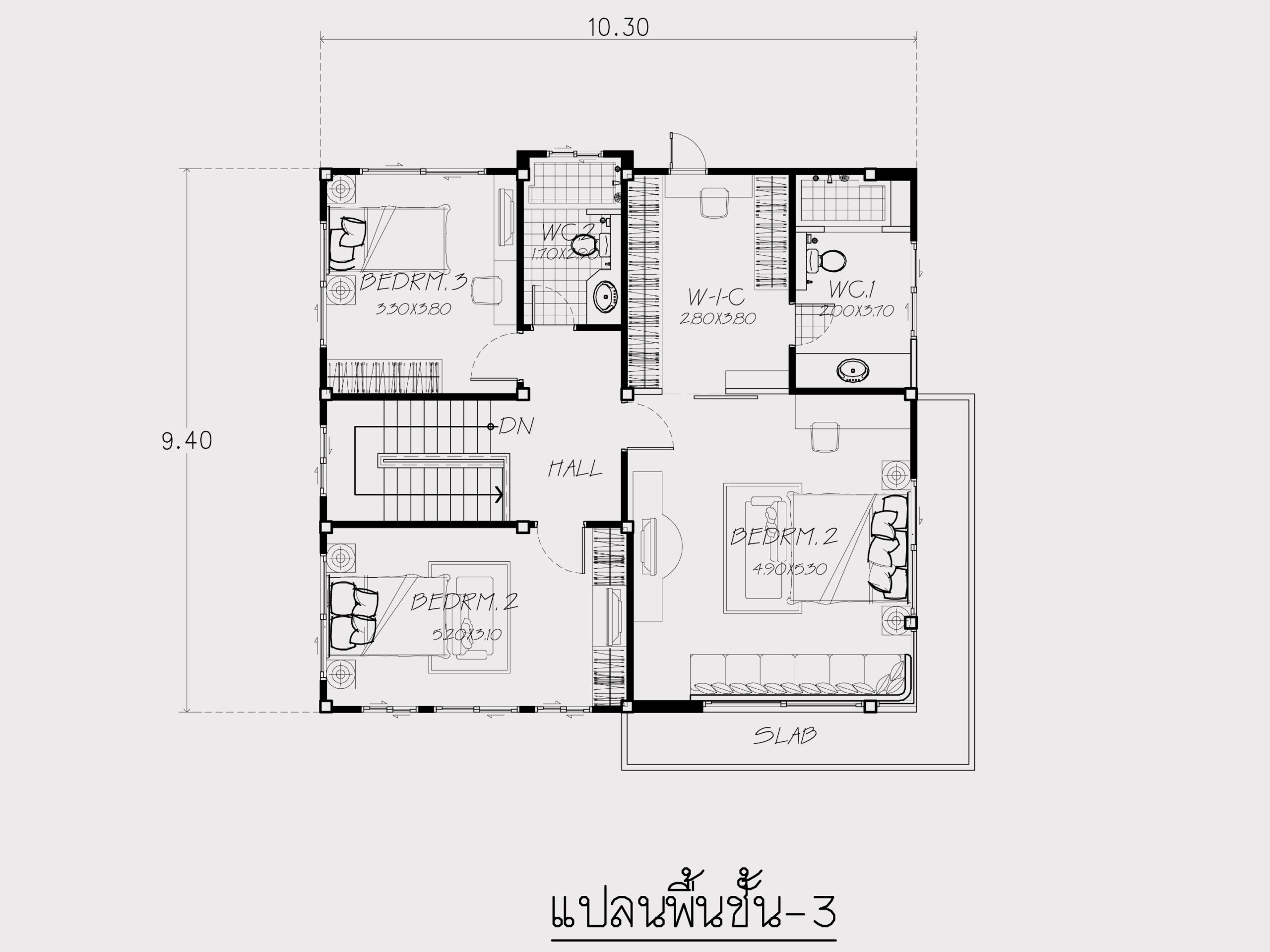 แบบบ้านสามชั้น