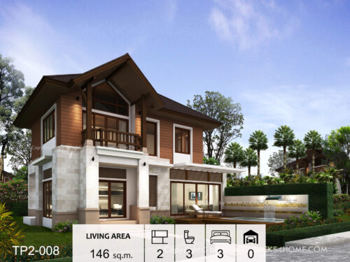 แบบบ้านหลังคาทรงจั่ว