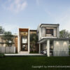 แบบบ้านโมเดิร์นหลังใหญ่