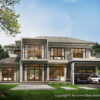 แบบบ้านโมเดิร์นสองชั้น