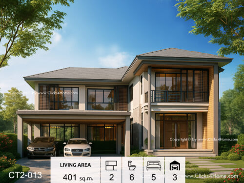 แบบบ้านสองชั้นสวยๆ