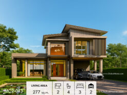 แบบบ้านทรงโมเดิร์น