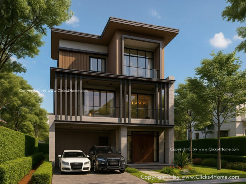 แบบบ้านสามชั้น