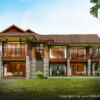 แบบบ้านสวยสองชั้น