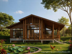 บ้านสวนชั้นเดียว