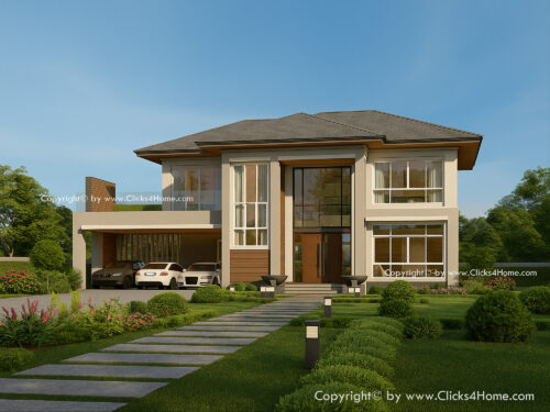 แบบบ้านสองชั้นสวยๆ