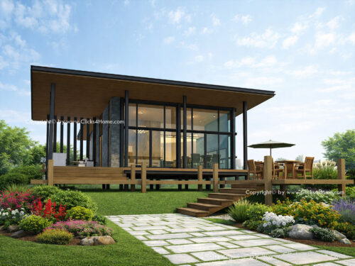 แบบบ้านพักตากอากาศ