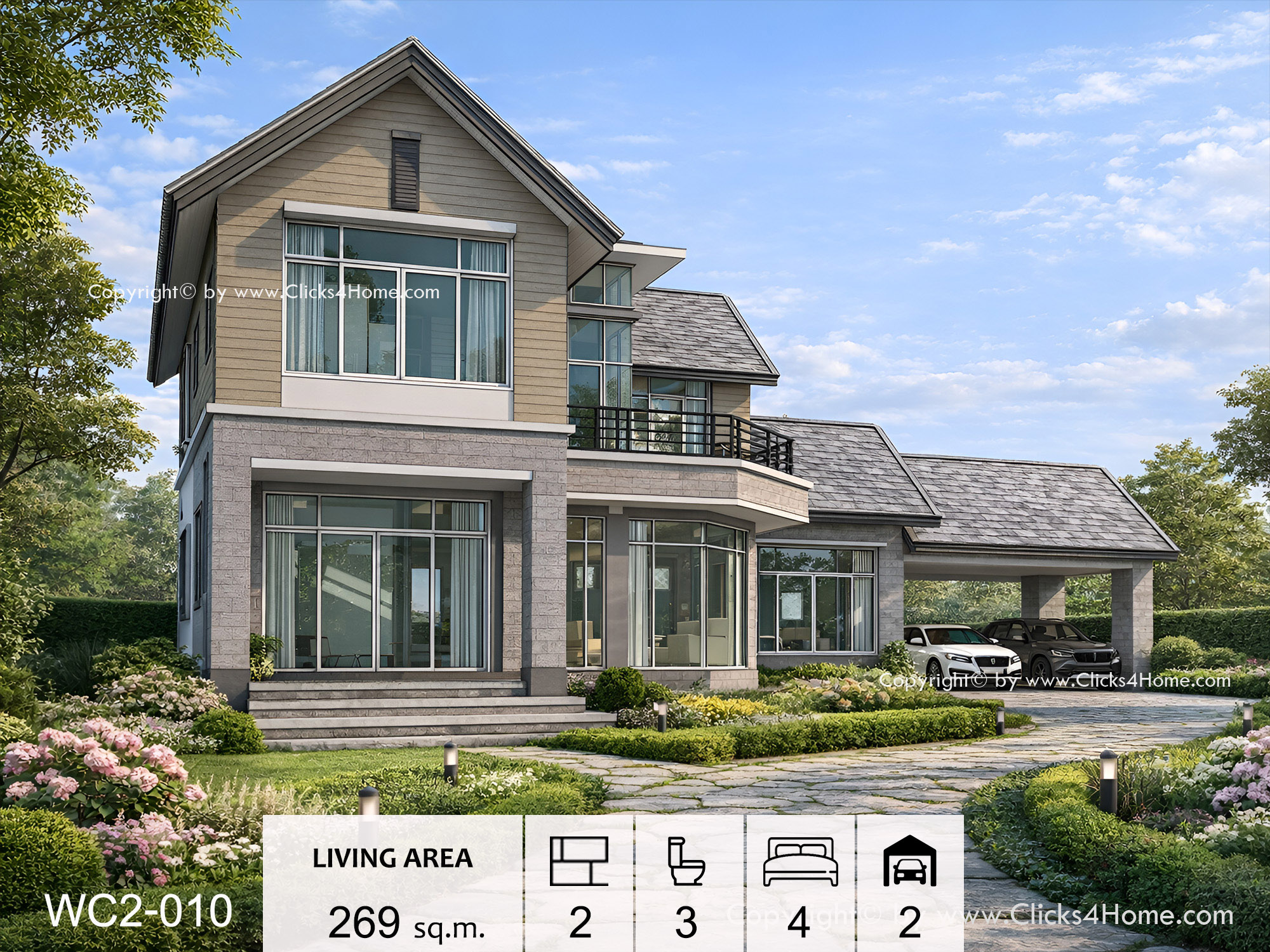 แบบบ้านอิงลิชคอทเทจ