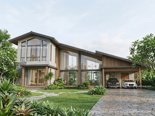 แบบบ้านหลังคาจั่ว