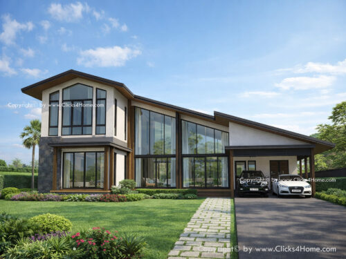 แบบบ้านหลังคาจั่ว