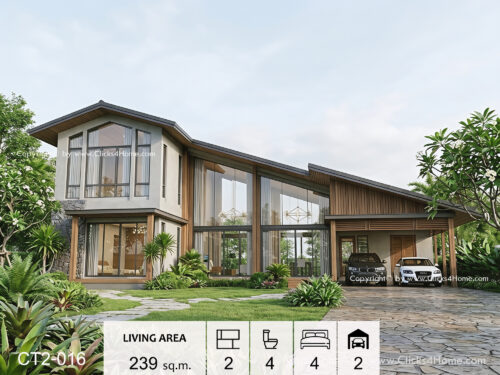 แบบบ้านหน้ากว้าง