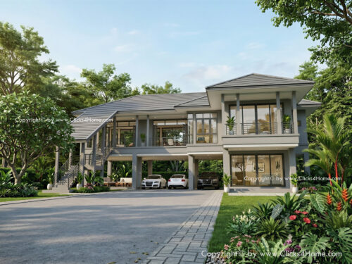 แบบบ้านหน้ากว้าง